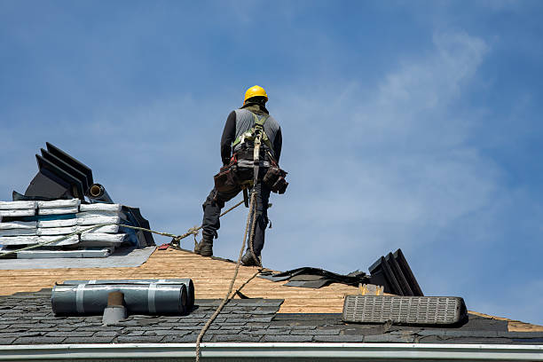 Professional Roofing technician working in Lake Saint Louis, MO